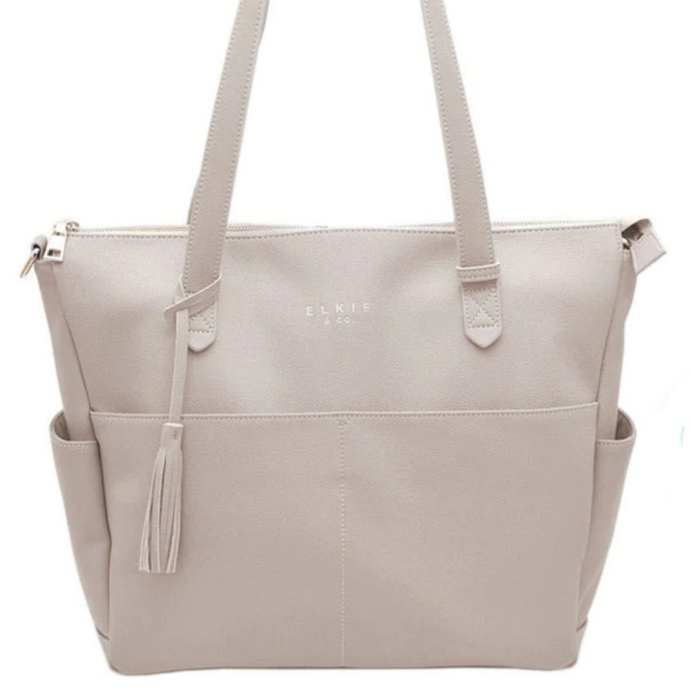Ultimate Motherhood bag - Vegan pebbled leather - Taupe